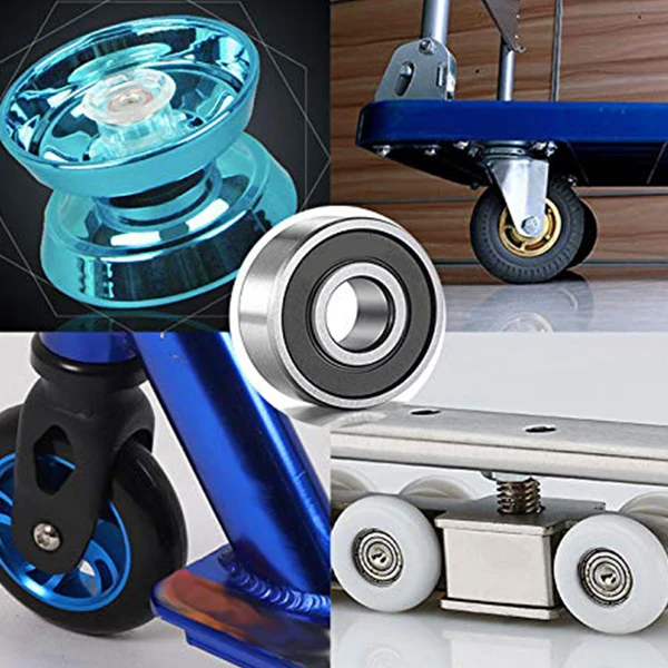 20 Упак. 608-2RS шарикоподшипник-двойной резиновый герметичный миниатюрный глубокий