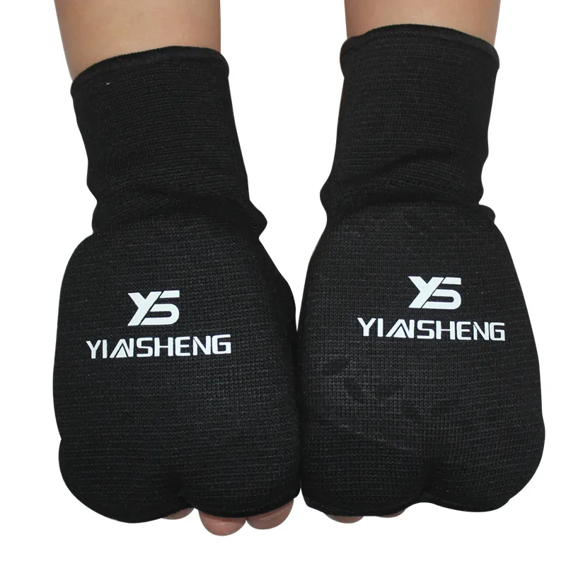 YS Hand black Щитки для кикбоксинга протектор Sanda щиток голени для тхэквондо боксерские леггинсы защита голеностопа ММА Муай Тай защита голени колодки - Цвет: YS Hand black