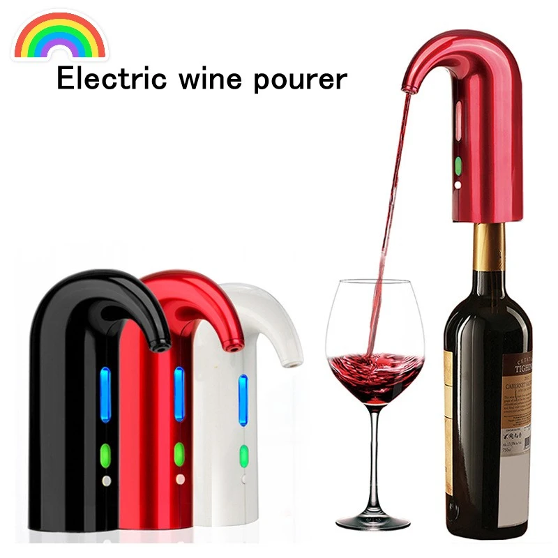 

Wine Pourer Smart Electric Automatic Red Wine Pourer Aerator Decanters Auto Dispenser Electric Wine Decanters Pourer Bar Tools