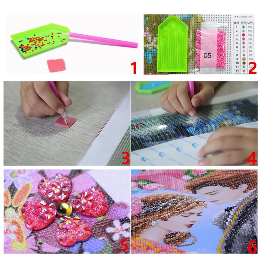 Diamond Painting Animal Water tiger Special Shape Embroidery Paint With Picture Home Decor | Дом и сад