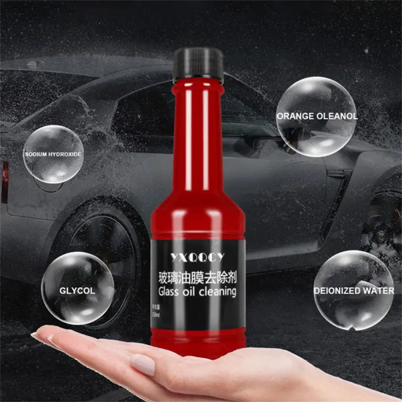 

150ML Car Glass Coating Agent Glass Degreaser Car Rainproof Anti-fogging Windshield Rain Oil Film Remover Car Oil Film Agent