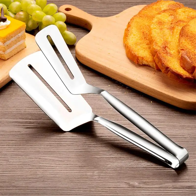 Stainless Steel Food Tongs Bag Clips Handheld Barbecue Party Multifunction Grill Tools Kitchen Portable Bread Salad | Дом и сад