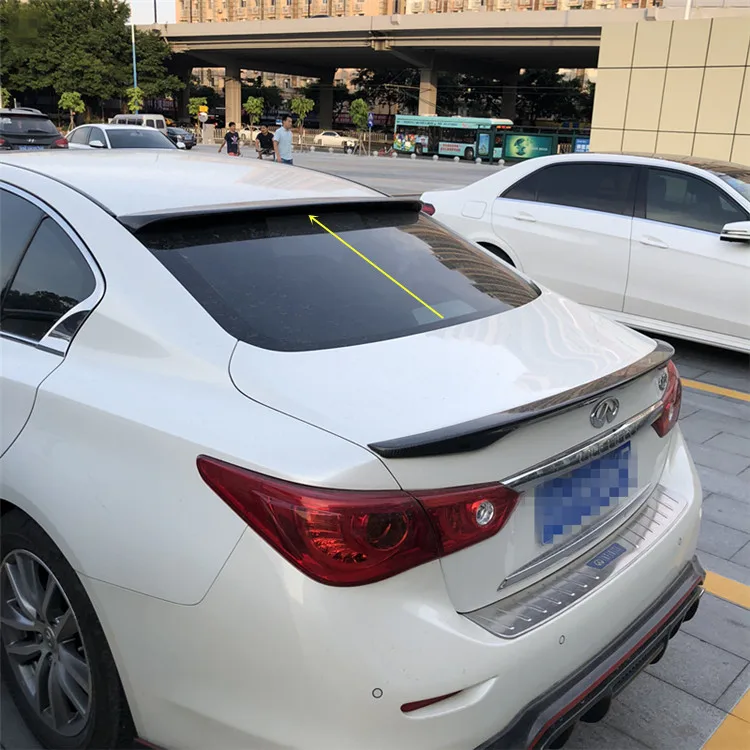 Спойлер на крышу для Infiniti Q50 Q50L Q50S 2014-2018 спортивный спойлер из АБС-пластика заднее