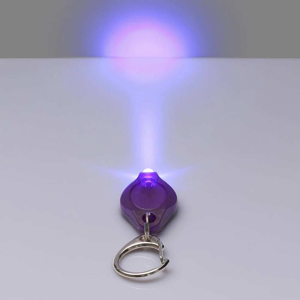 

Portable Outdoor UV Currency Detector Mini LED Flashlight Keychain Night Light