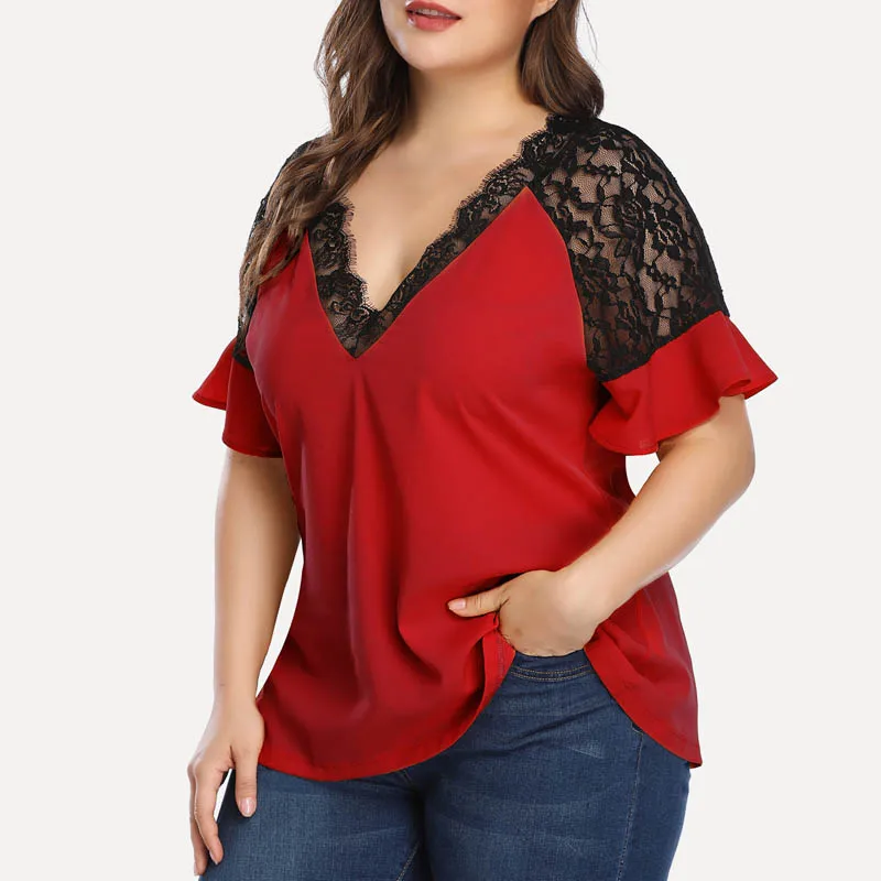 Летняя женская футболка размера плюс, обхват груди 132 см, 5XL, 6XL, 7XL, 8XL, 9XL, женская футболка желтого и красного цветов