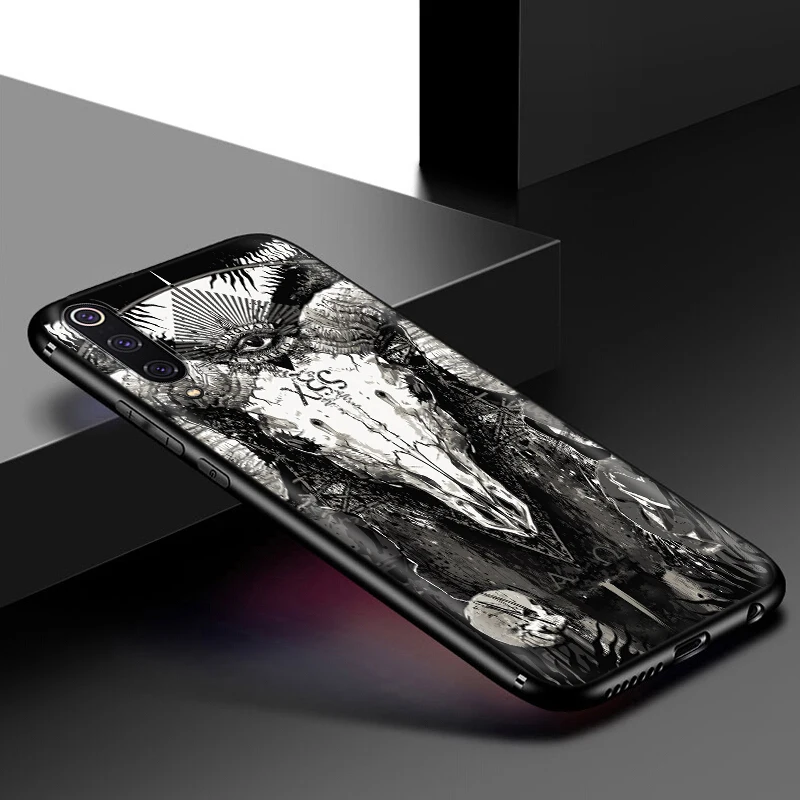YIMAOC Мягкий силиконовый чехол с черепом в сатаническом стиле для Samsung Galaxy S6 S7 S10e Edge