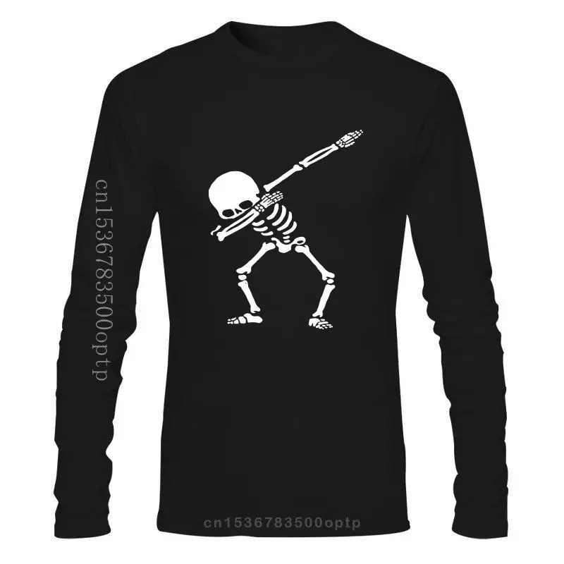 

New Dabbing Skeleton Shirt Dab Hip Hop Skull Dabbin T-shirt 2021 2021 Short Sleeve Casual men Personalized T Shirt