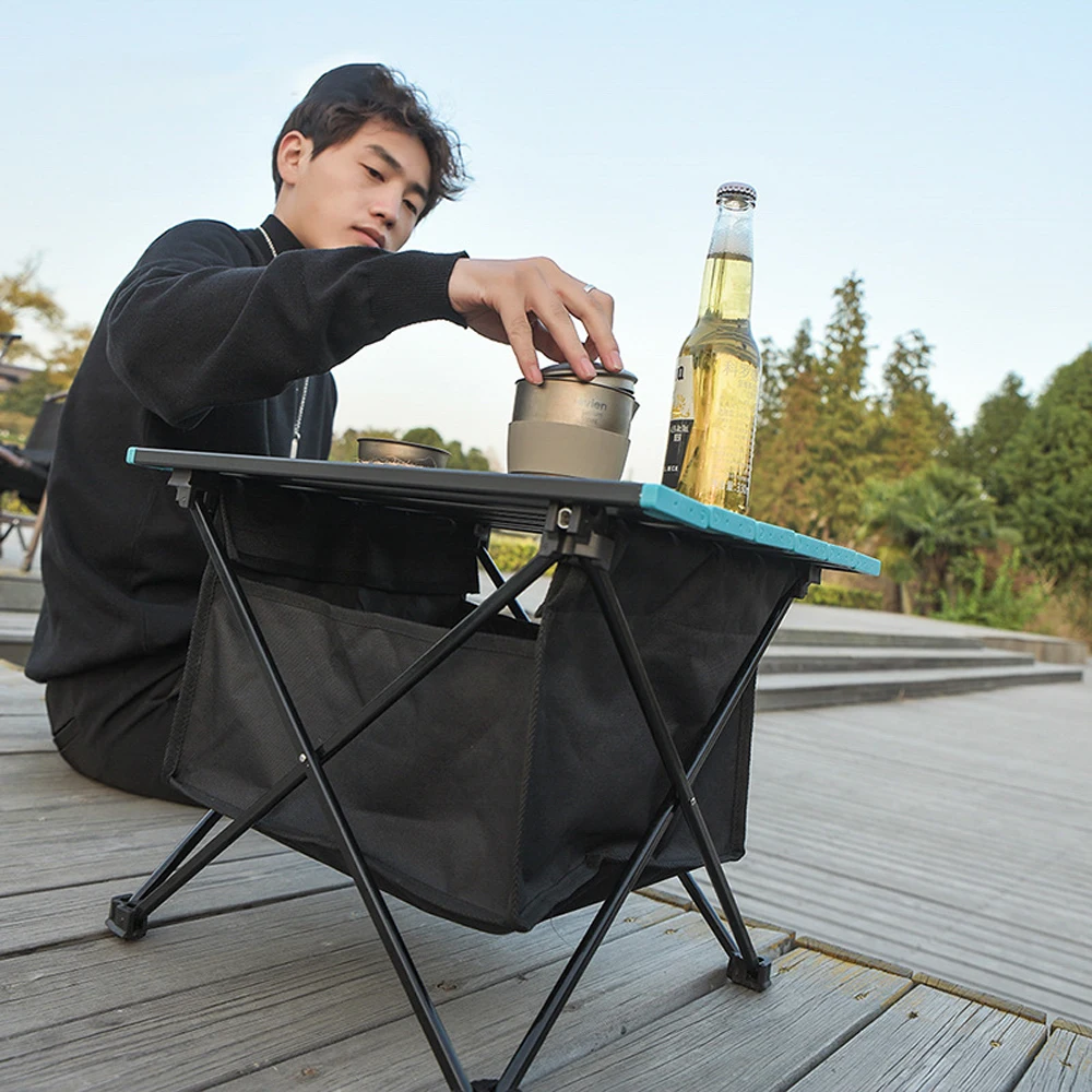 Portable Outdoor Camping Folding Table Detachable Fishing Picnic Ultra-light Mini Desk with Storage Bag For Camp Hiking etc | Спорт и