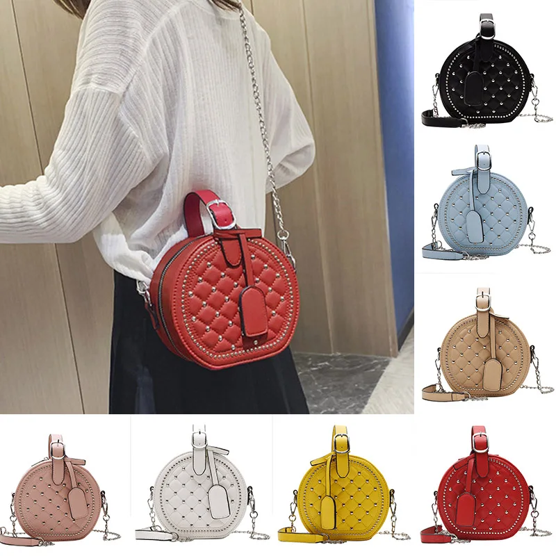 

Women Shoulder Crossbody Bag Zipper PU Leather Large Capacity for Travel Beach Best Sale-WT