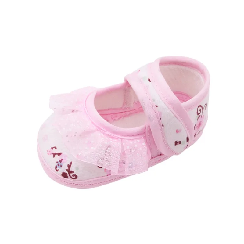 

First Walker Newborn Girl Boy Soft Sole Crib Toddler Shoes Cotton Sneaker Baby Shoes