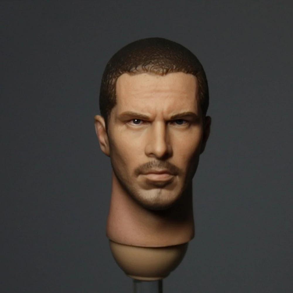 1/6 мужской солдат Коннор голова скульптура Кристиан Бейл плоская модель для 12