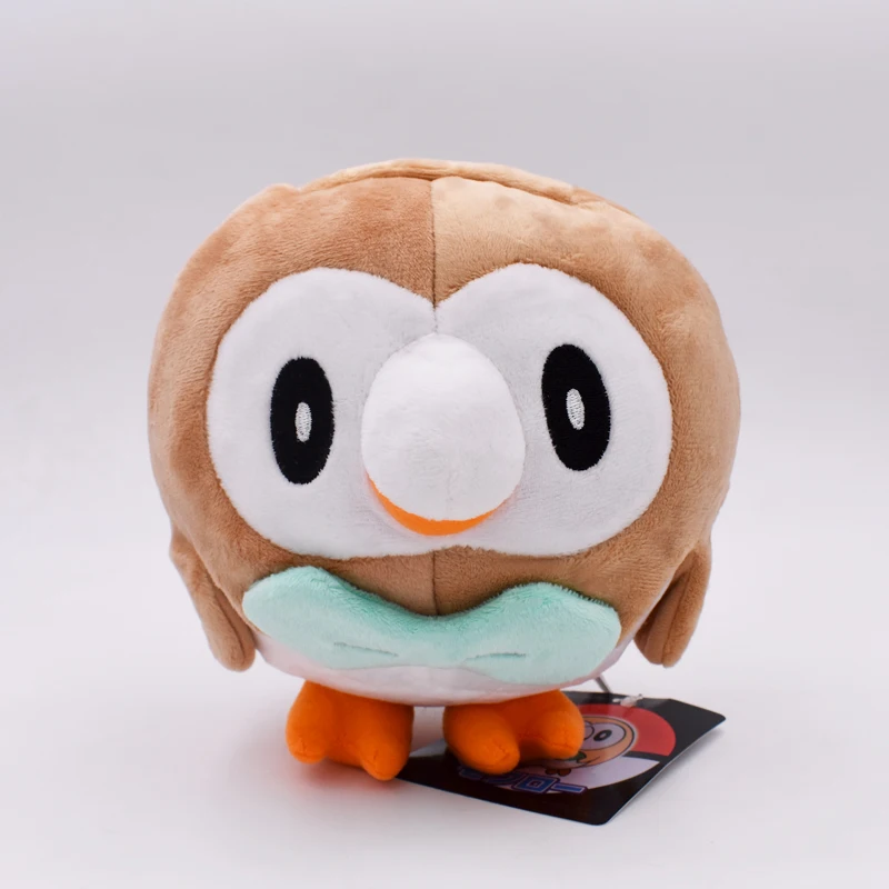 

10pcs/lot Wholesale Prices 18-20cm Anime Litten Rowlet Popplio Alola Vulpix Mimikyu Plush Toy Sun Moon Starter Animal Doll