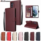 Кожаный чехол для Samsung A03S A8 A9 A7 A6 Plus A5 2017 J4 J6 Plus J7 J8, откидной бумажник, чехол для Galaxy M31S M50 M20, защитный чехол