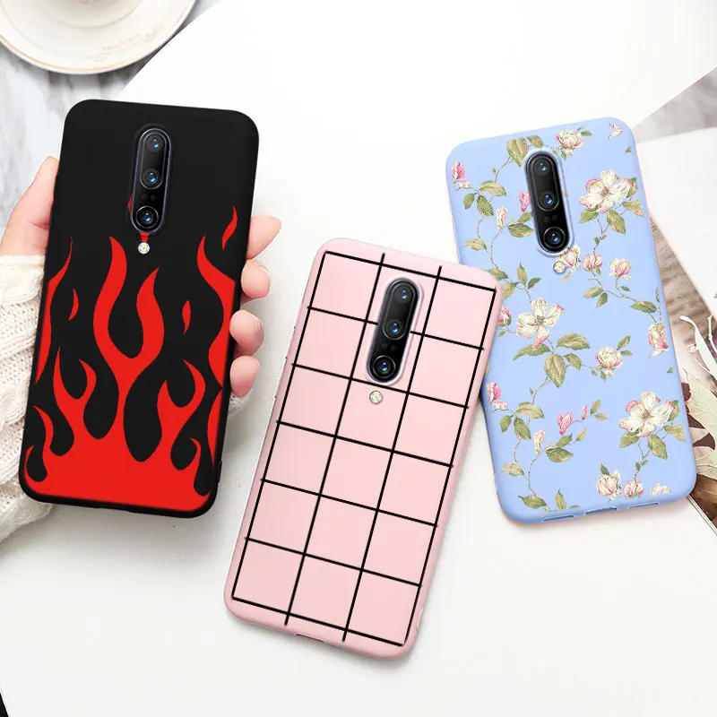 for oneplus 7 pro case flower soft tpu phone back cover cases for one plus 7t pro 1 7 t oneplus7t oneplus7 silicone coque funda free global shipping