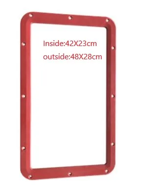 HOLDWIN черные пластиковые 2 шт. овальные пескоструйные перчатки кольца держатель