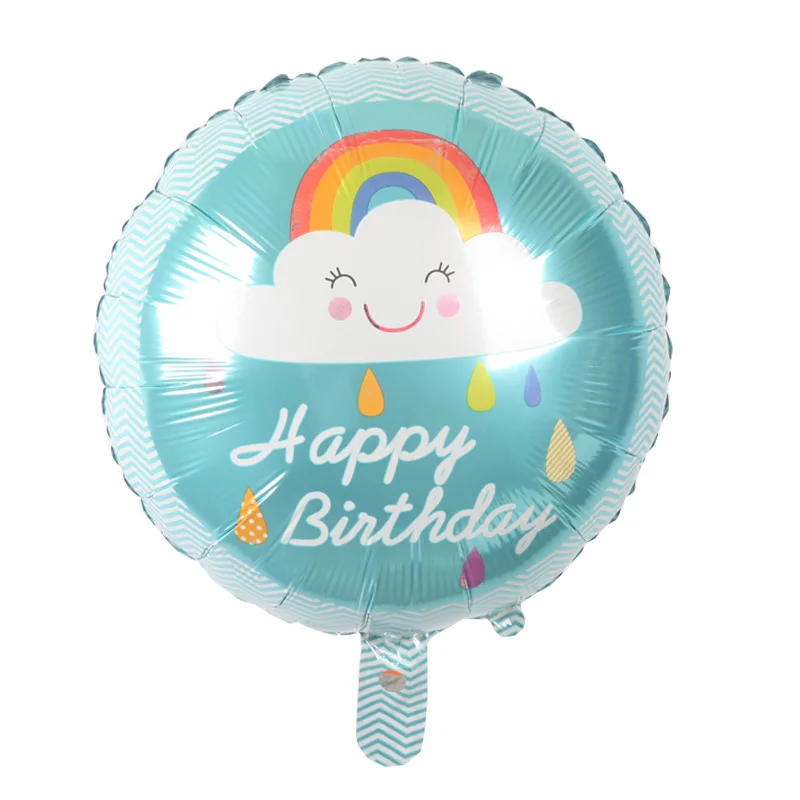 5pcs 18inch Beautiful Rainbow balloon balloons for home Wedding Happy Birthday Party decorations girl kids foil globos | Дом и сад