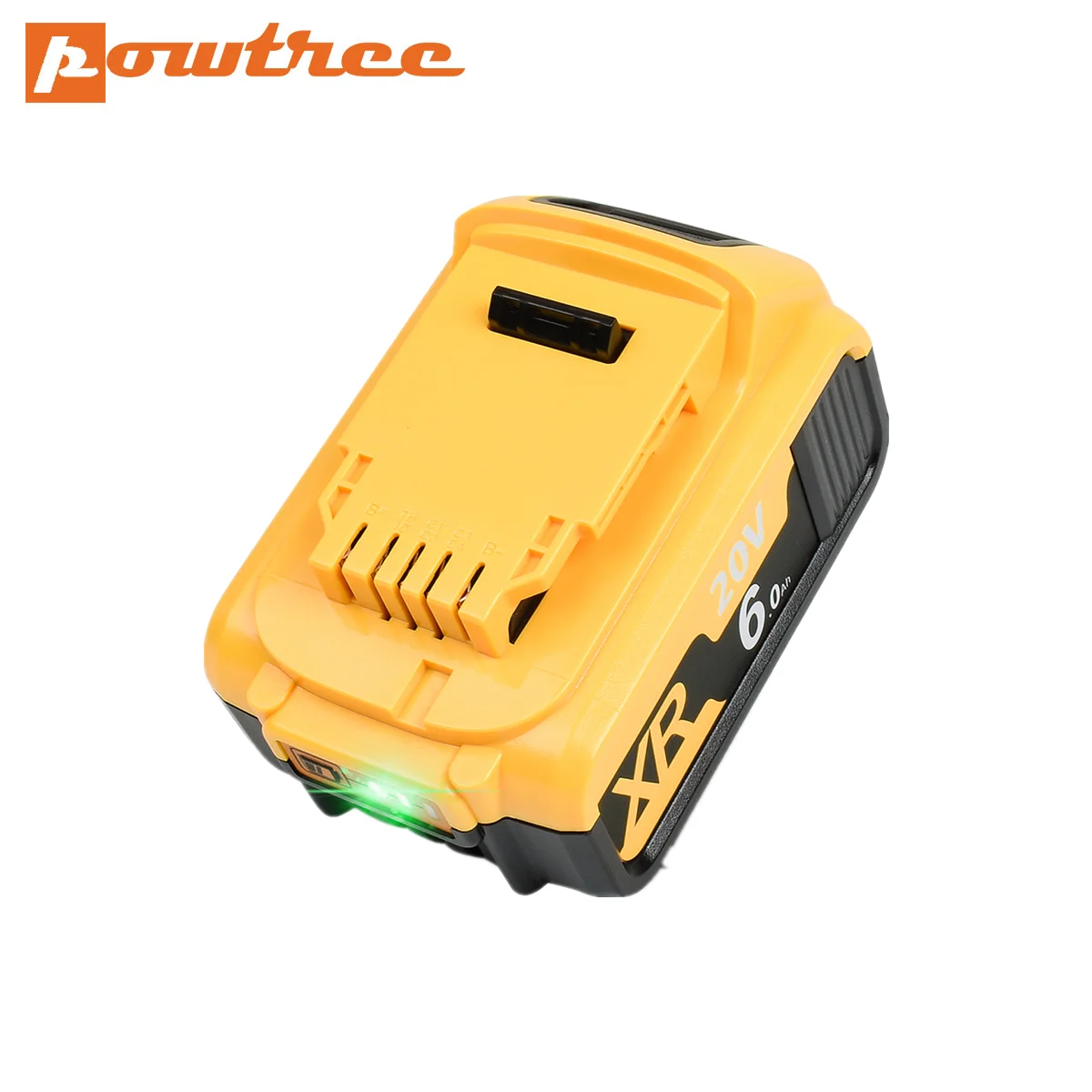 

18/20V 6.0AH Replacement Li-ion DCB182 Battery For Dewalt Max Tools DCB205 DCB206 DCB204 DCB203 DCB200 DCB180 DCB230 Series L50