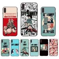 anime spy x family comic phone case for iphone se 13 12 mini 11 pro xs max hard shell x 7 8 6 plus 6s coque 5 xr 10 mobile cover