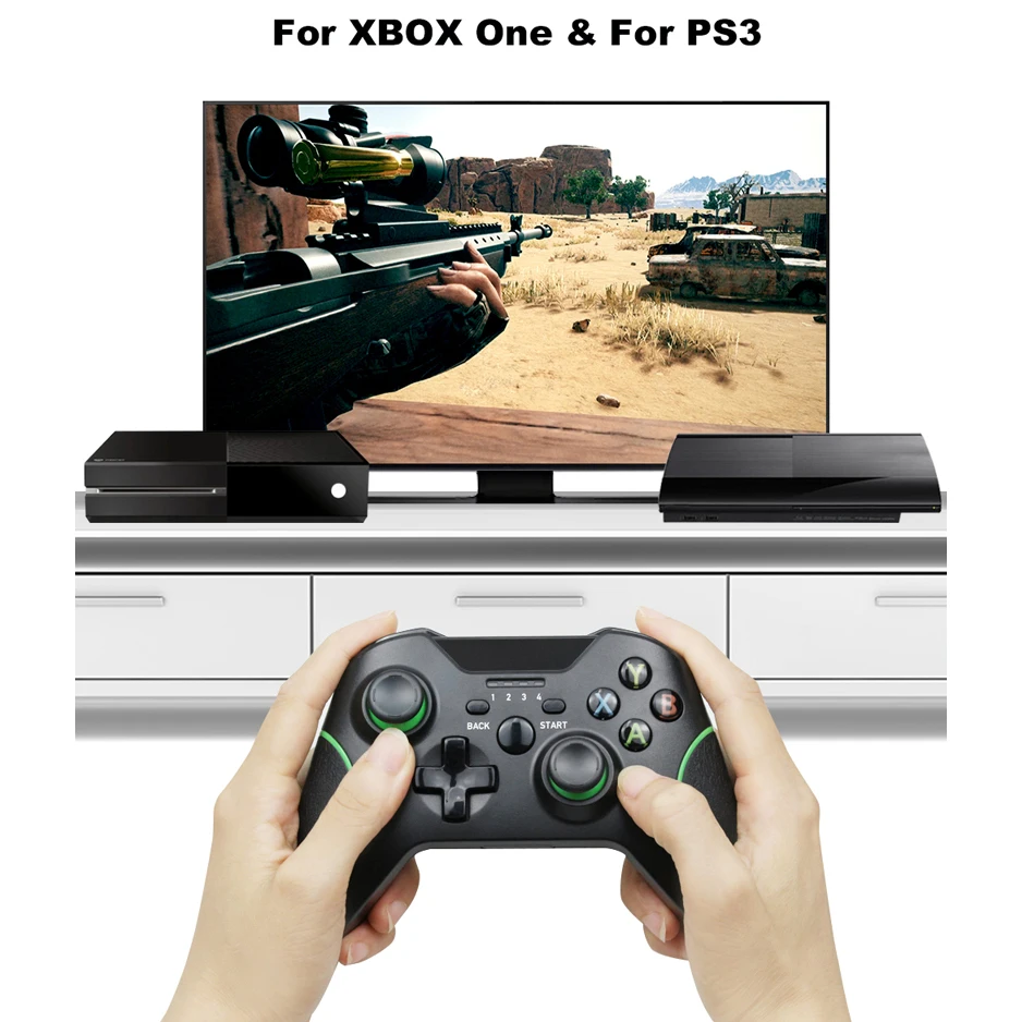 Bluetooth Джойстик контроллер для Xbox One S X PS3 сотовый телефон ПК геймпад Android триггер