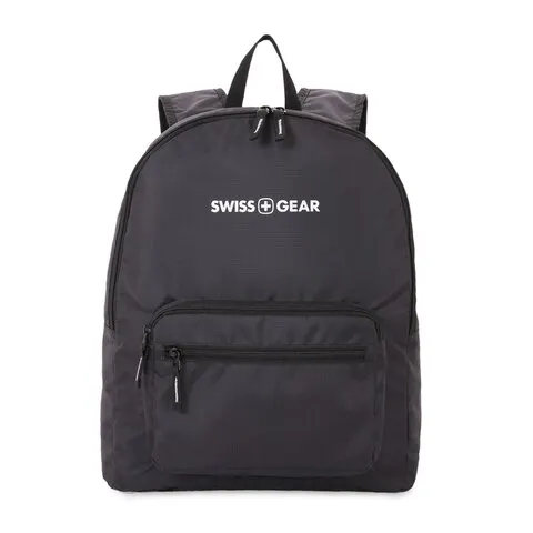 Рюкзак Swissgear складной черный 33 5х15 5x40 см 21 л | Багаж и сумки