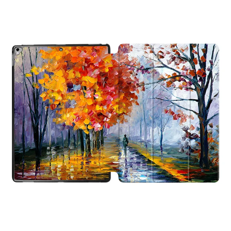 IP13 MTT чехол для планшета для Apple iPad Pro 12,9 дюймов версия тонкий из искусственной кожи флип складной Стенд смарт-чехол Авто Режим сна/пробуждения - Цвет: IP13