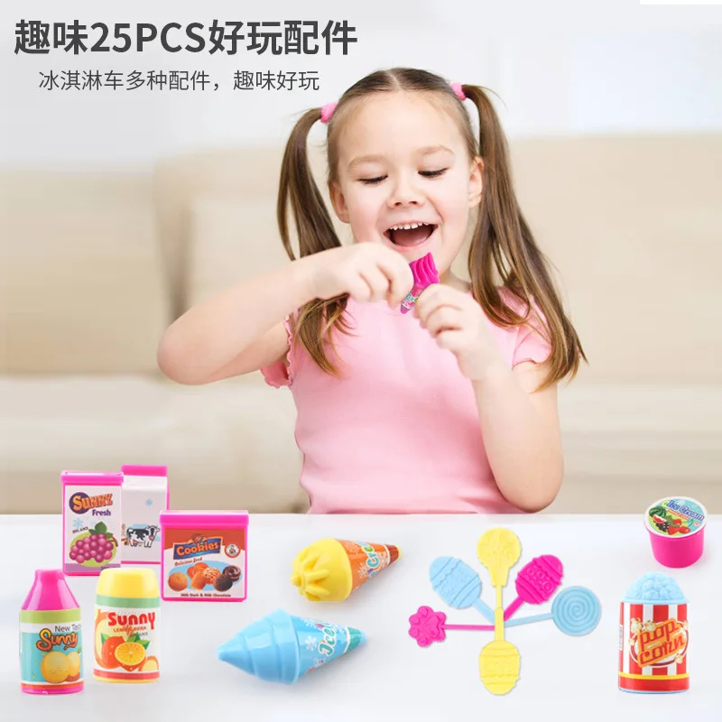 Детские тележки конфеты Мороженое Грузовик сладкий обеденный автомобиль