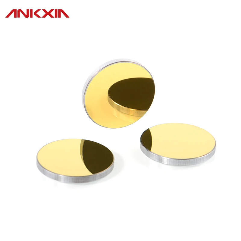 

3pcs Co2 Laser Si Reflective Mirrors For Laser Engraver Gold-Plated Silicon Reflector Lenses D19.05 20 25 30 38.1 Mm
