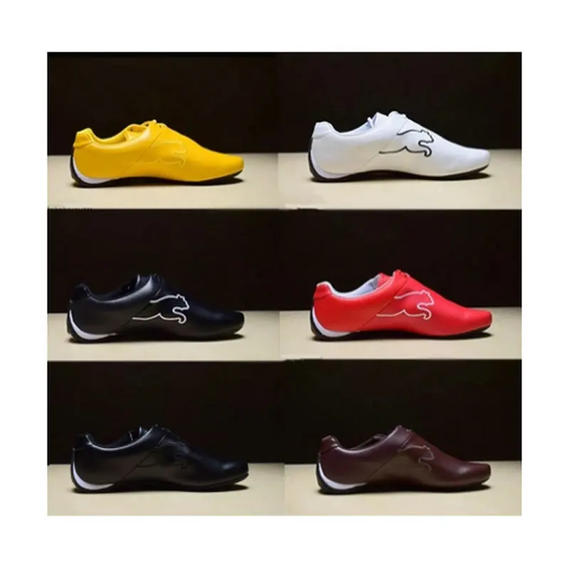 

Professional Racing Shoes Men Sneakers Brand Drift Ultra Motorcycle Sneakers Splicing Leather Low-top Running Shoes Casual Shoes