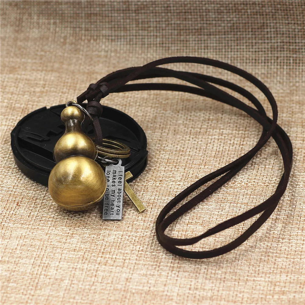 Ювелирные изделия DGW ожерелья и подвески в виде тыквы винтажное кожаное ожерелье