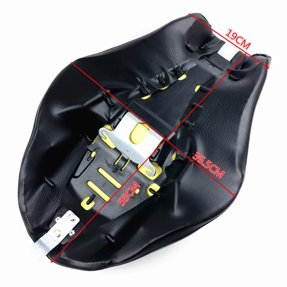 Классическое мотоциклетное кожаное седло в стиле ретро для соло низкое переднее