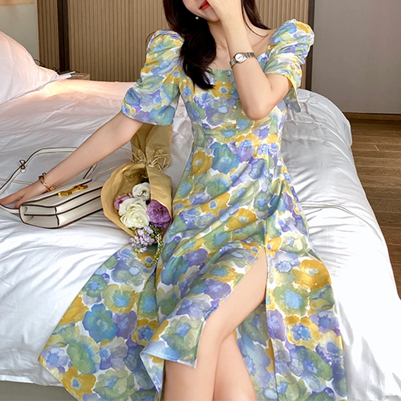 MISHOW 2020 летние новые платья женские с цветочным принтом винтажные Элегантные до