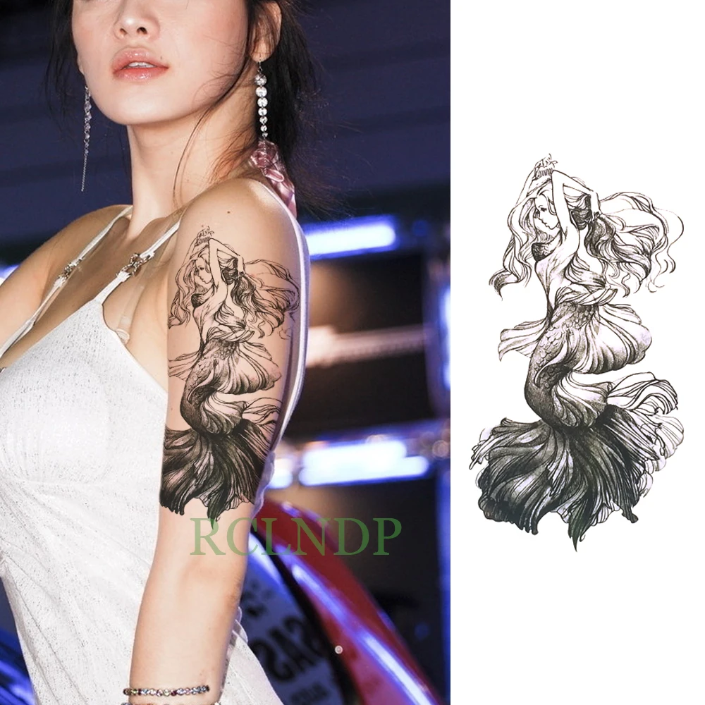 Водостойкая Временная наклейка для татуировок сексуальная мультяшная игра