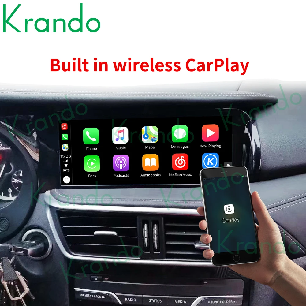 Автомагнитола Krando 10 25 дюйма Android для Infiniti QX30 Q30 2013-2018 экран DSP беспроводной Carplay Navi