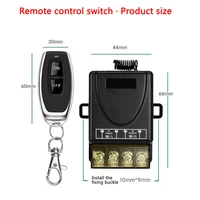 wireless remote control switch dc 220v universal receiver module and rf transmitter for smart home led light remote control diy
