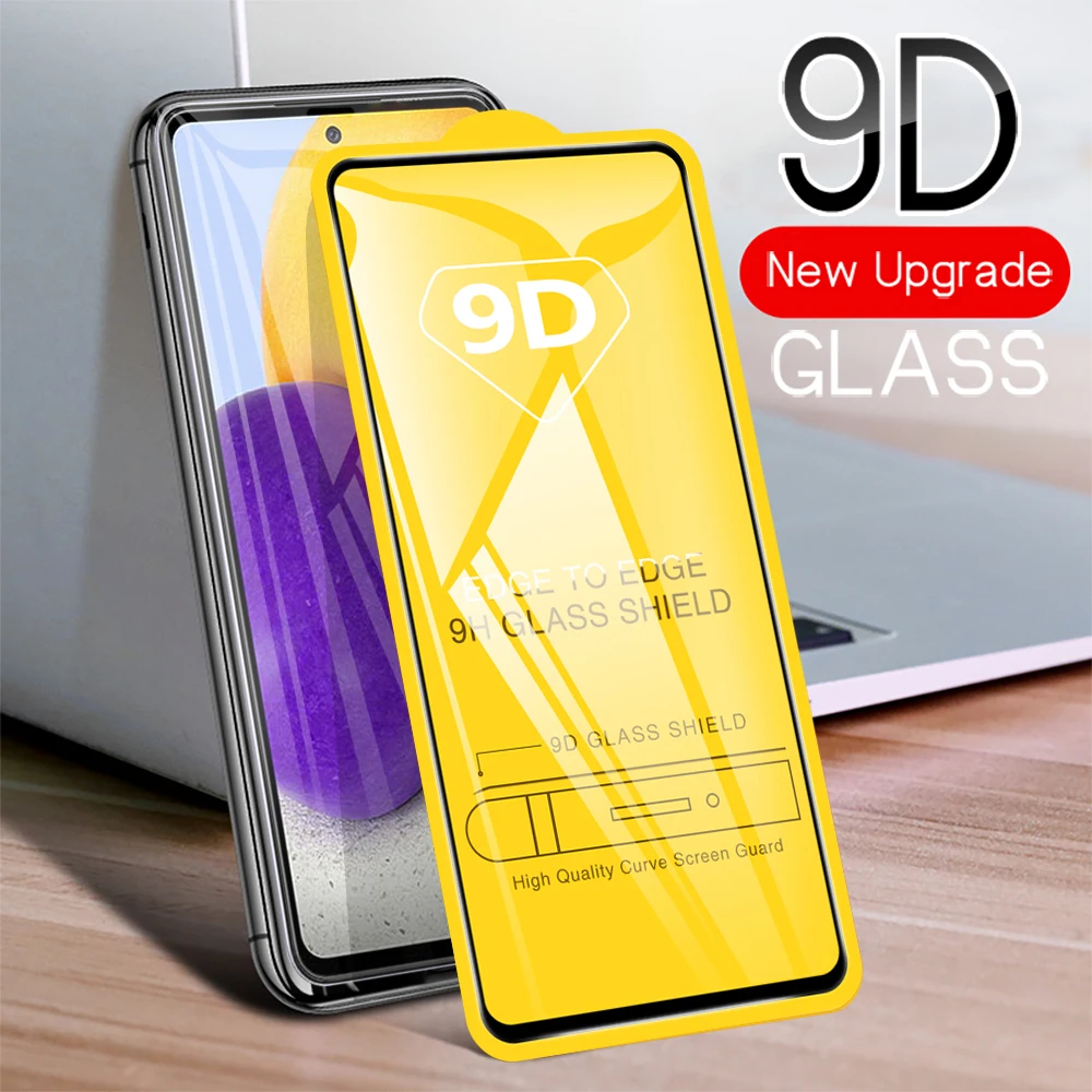 9d protective glass for samsung galaxy a52 a52s a51 a71 a72 a32 a22 a12 4g 5g screen protector safety hd tempered glass free global shipping