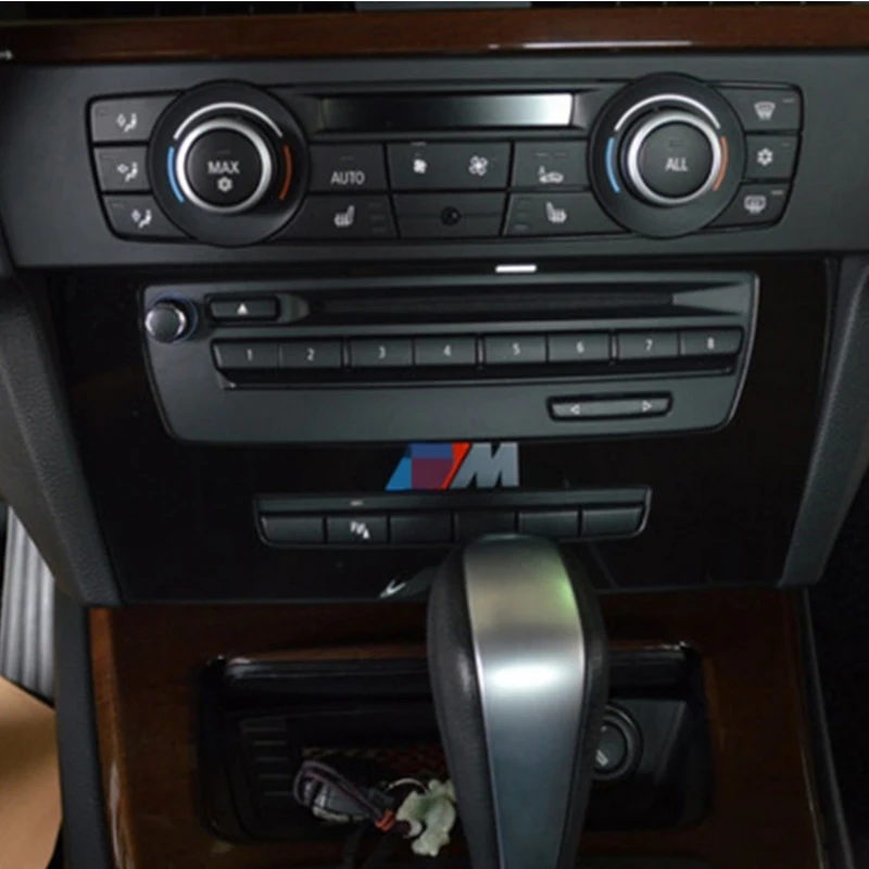 Наклейки NOANS для стайлинга автомобиля BMW E90 3 серии 2004-2013 CD кнопка кондиционера