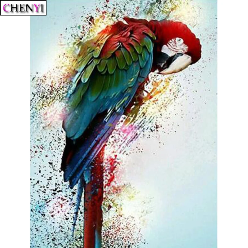 

Алмазная вышивка CHENYI Diy, животное, искусство, рукоделие, кристальная алмазная живопись, полный квадратный Декор для дома