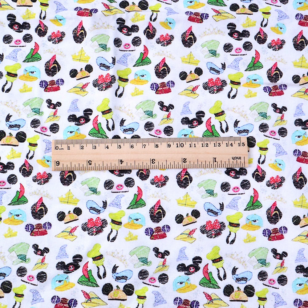 50*145cm Valentines Holiday Pumpkin patchwork cotton fabric for Tissue Kids home textile for Sewing Tilda Doll,c5886 - Цвет: 1067212001