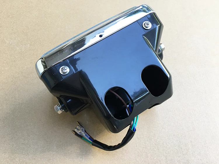 Аксессуары для мотоциклов E0085 GS125 налобный фонарь мотоцикла квадратный в сборе