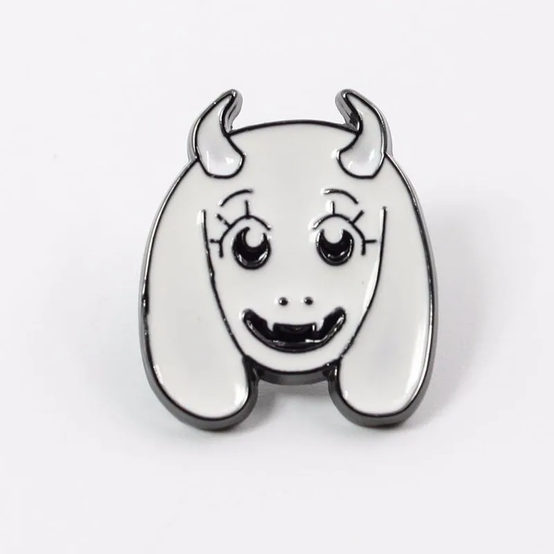 Игра Undertale брошь Frisk Toriel Sans Chara Flowey милый забавный мультфильм металлические броши модная новинка персонализированные ювелирные изделия подарок