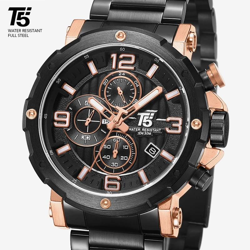 Высококачественный роскошный бренд стальной ремешок мужские дизайнерские