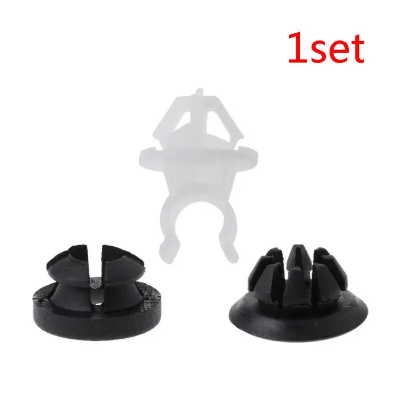 

Rod Holder Clip 3pcs/Set Black+White For Honda Accord Prelude Replacement