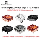Thermalright AXP90 полный ассортимент радиаторов ITX 47 мм 4 тепловых трубы низкопрофильный чехол для ЦП кулер мини ATX охлаждение для intel AMD AM4