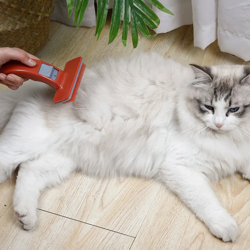 

Многоразовые Pet удаления волос гребень Пластик кошка собака гребень для волос, щетка для очистки аксессуары домашнее животное использовани...