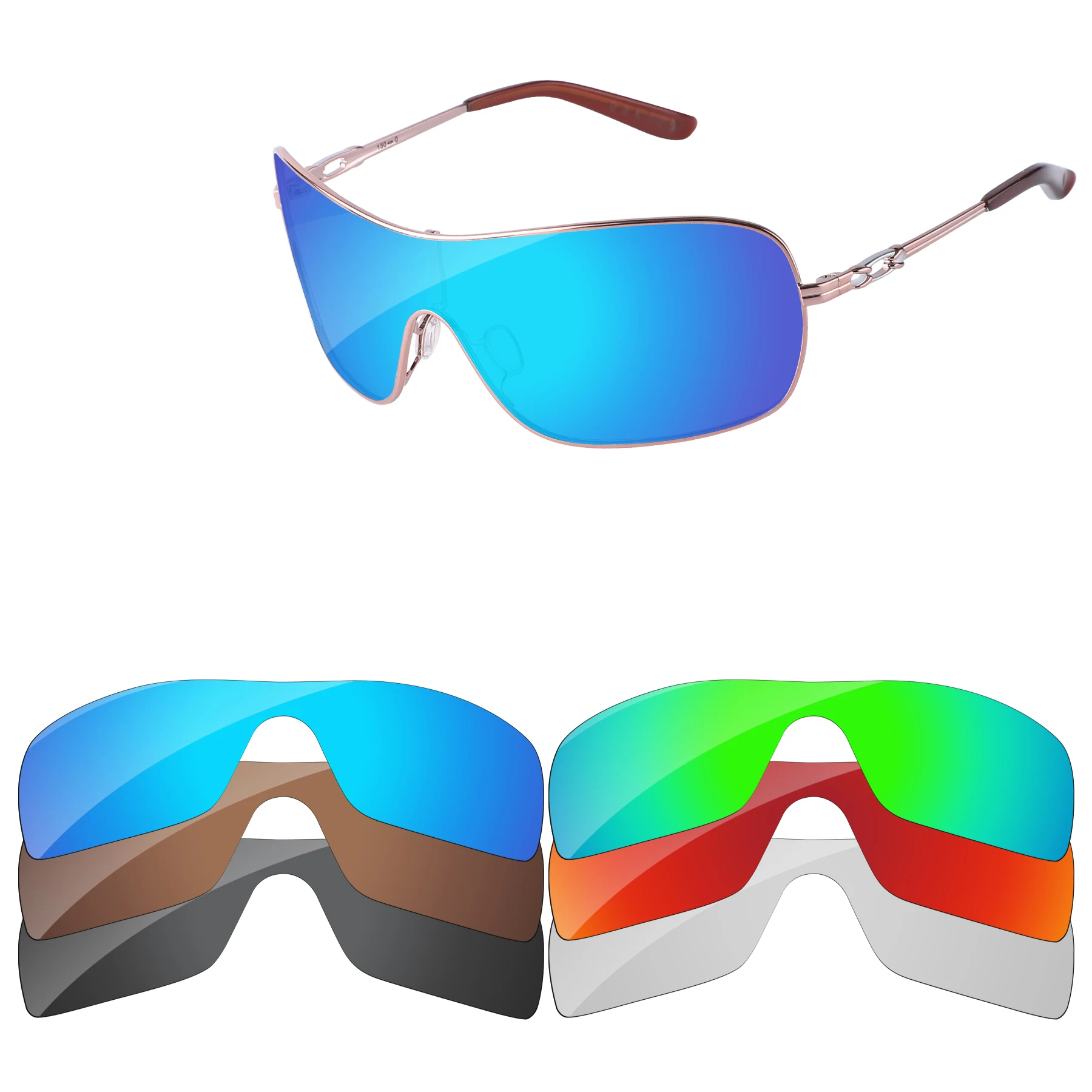 Bsymbo Replacement Lenses for-Oakley Distress OO4073 Sunglasses Polarized - Multiple Options