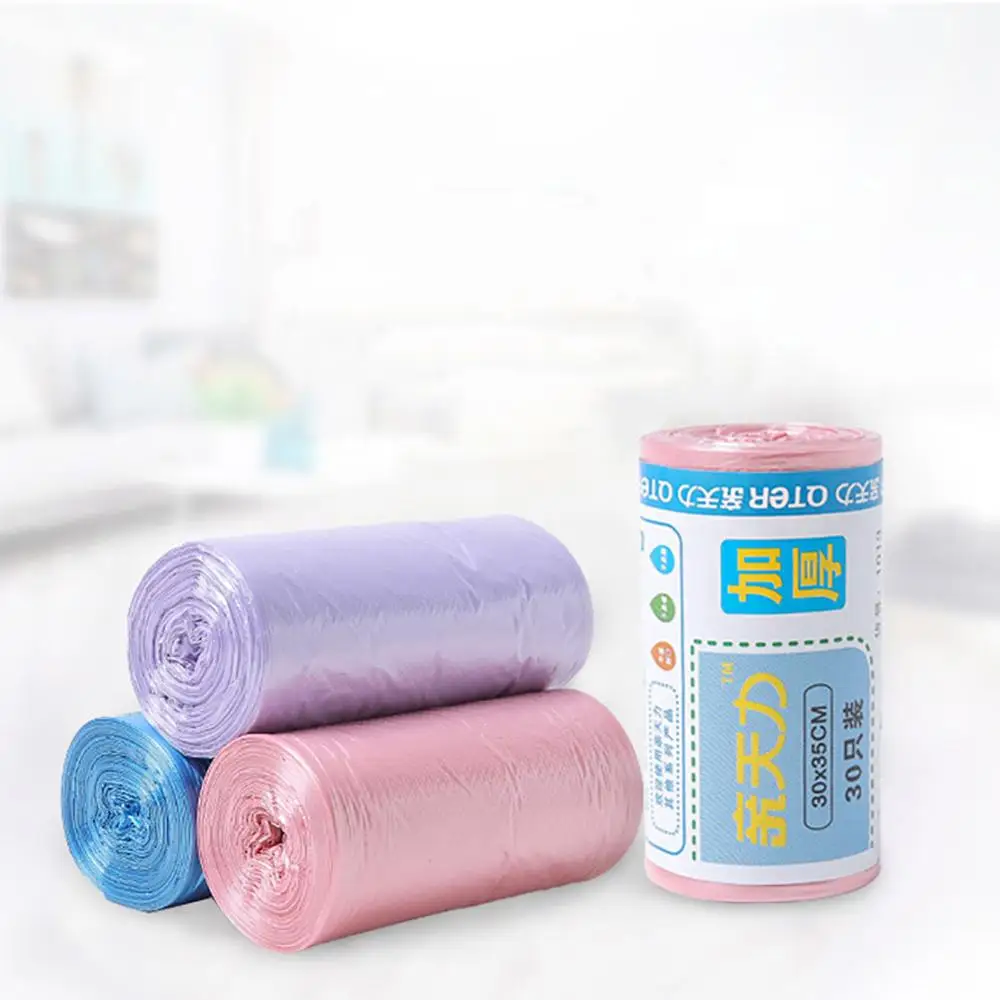 30 мешков в рулоне мусорные мешки для мусора кухонные принадлежности