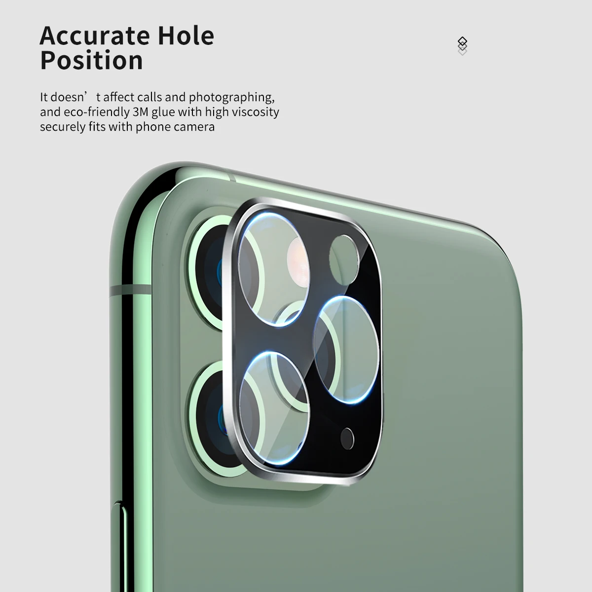 ROCK 2 шт 3D полная задняя крышка для объектива камеры Защита экрана для iPhone 11 Pro Max пленка из закаленного стекла алюминиевый чехол для объектива Защита