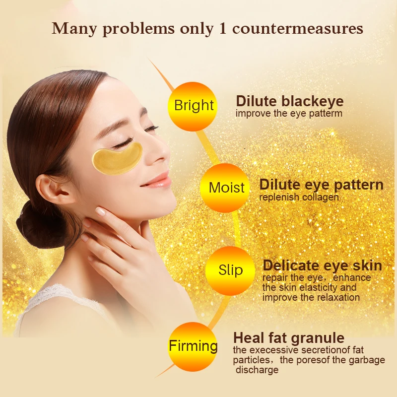 

50Pair Eye Mask Collagen Eye Patch Skin Care Hyaluronic Acid Gel Moisturizing Eye Masks Anti Aging Remove Dark Circles Eye Bag