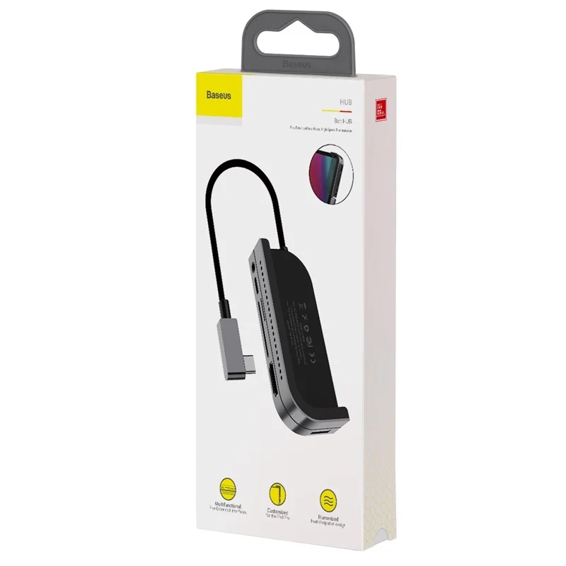 Baseus Мульти USB C концентратор к HDMI 3 0 type для iPad Pro несколько портов USB-C type-C usb-хаб