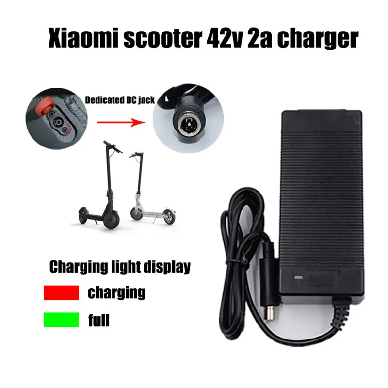 

42V 2A Xiaomi Mijia Lowest price Electric Scooter Charger Adapter for M365 Ninebot Es1 Es2 Electric Scooter Accessories charger